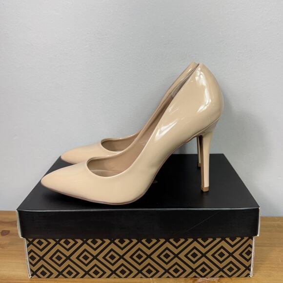 New Charles David Pact Stiletto Heel Pumps in Nude Patent Women's Size 9 - Picture 5 of 8